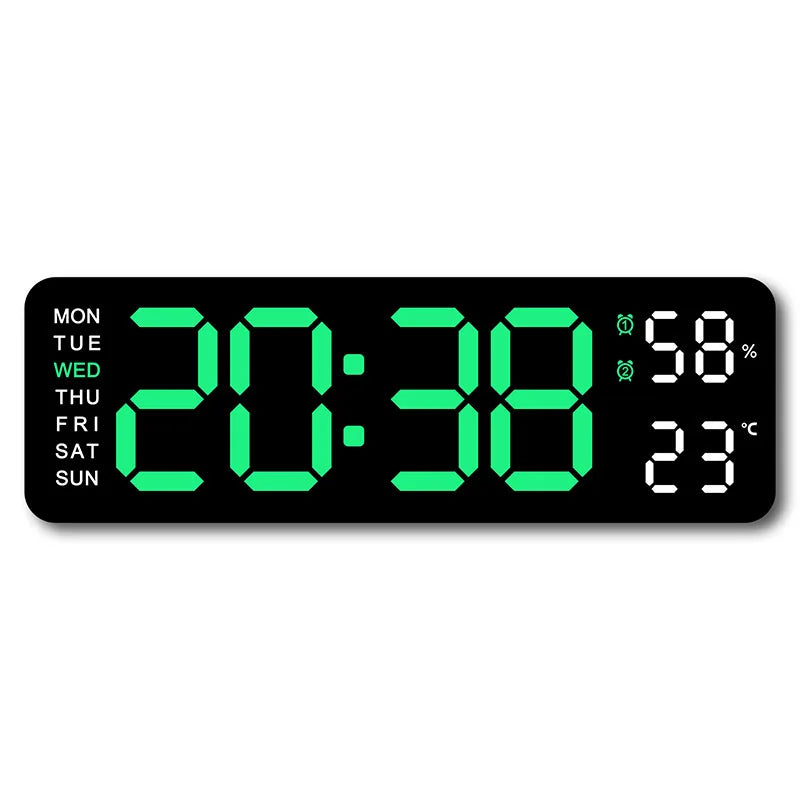 USB LED Wall and Desk Clock