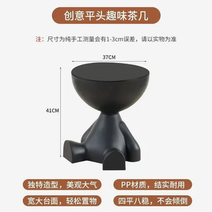 Cartoon Flat-Top Side Table
