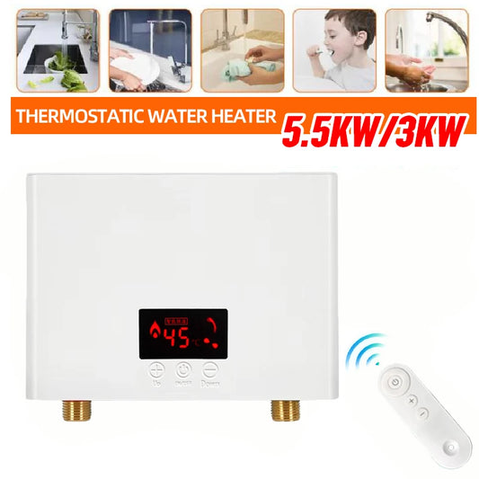 3,000/5,500-Watt Wall-Mounted Instant Water Heater