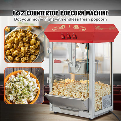 8/12-Ounce Commercial Electric Popcorn Maker