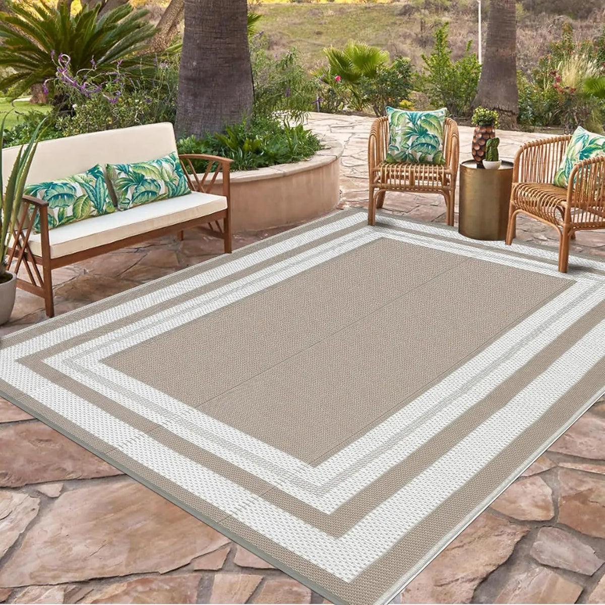 8 x 10-Foot Reversible Waterproof Outdoor Rug