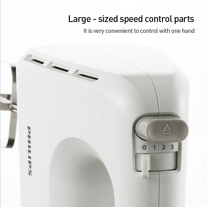 3-Speed Hand Mixer with Two Beaters