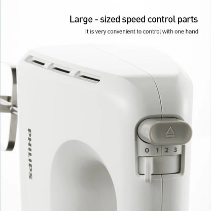 3-Speed Hand Mixer with Two Beaters