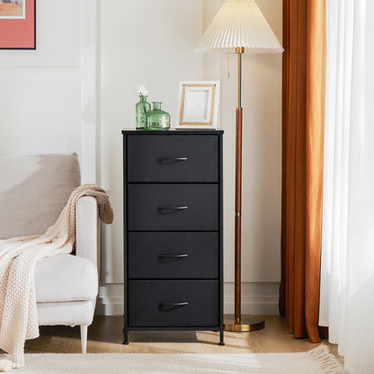 Four-Drawer Fabric Storage Cabinet