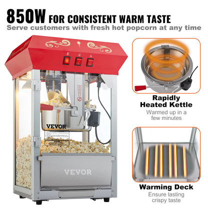 8/12-Ounce Commercial Electric Popcorn Maker