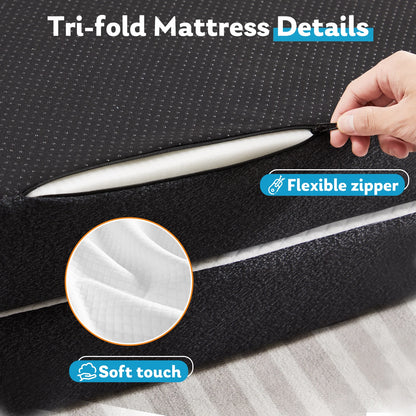 Tri-Fold Portable Floor Mattress