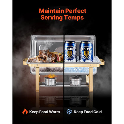 8-Quart Chafing Dish Buffet Set