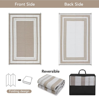 8 x 10-Foot Reversible Waterproof Outdoor Rug