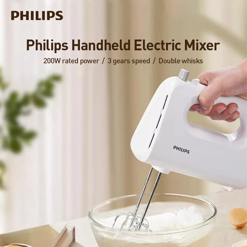 3-Speed Hand Mixer with Two Beaters