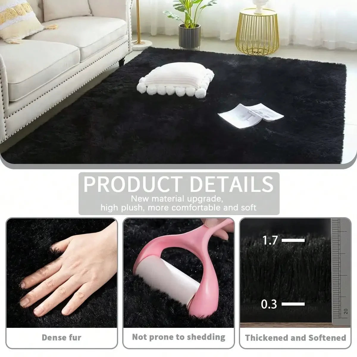 Plush Langflor-Teppich