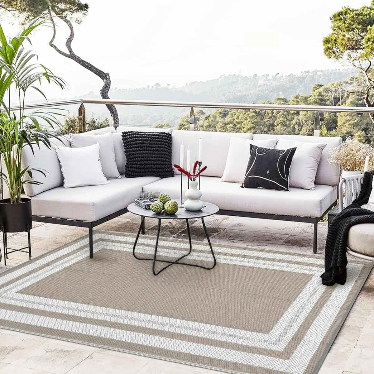 8 x 10-Foot Reversible Waterproof Outdoor Rug