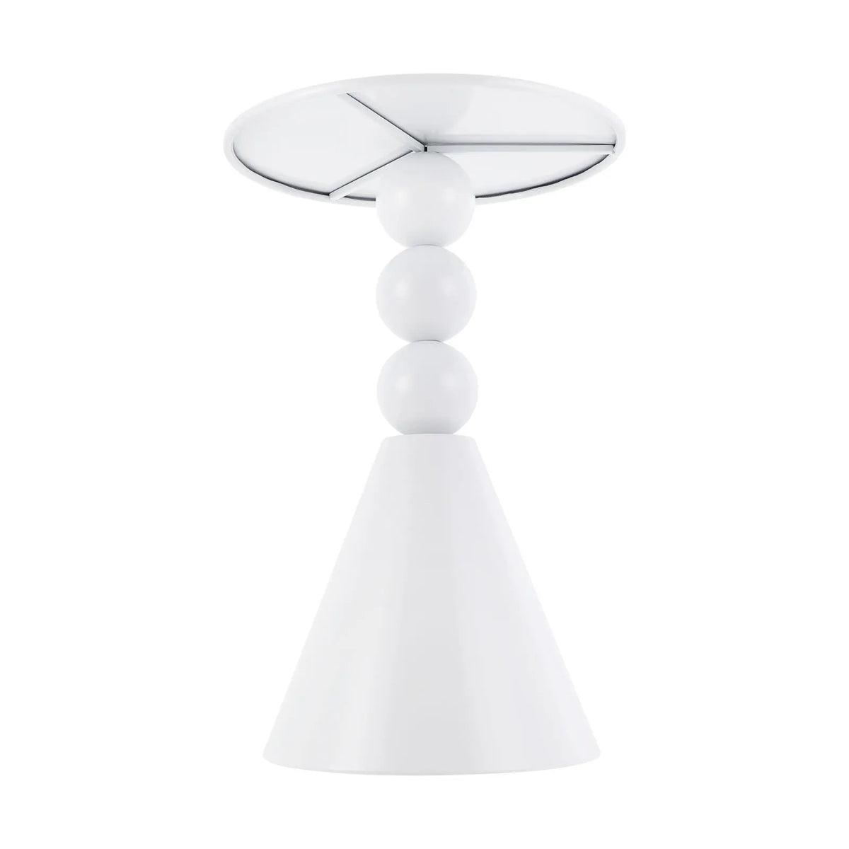 15.7-Inch Round Iron Side Table