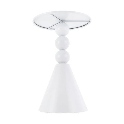 15.7-Inch Round Iron Side Table