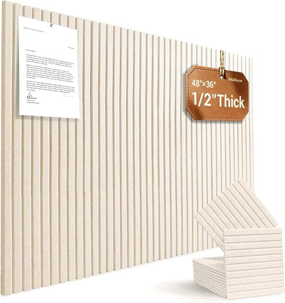 Set of 6/12 Hexagonal Acoustic Felt Wall Panels