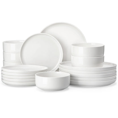 18/36-Piece Porcelain Dinnerware Set