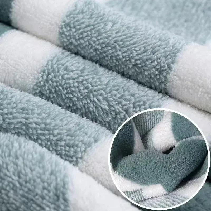 Quick-Dry Coral Fleece Bath Towel