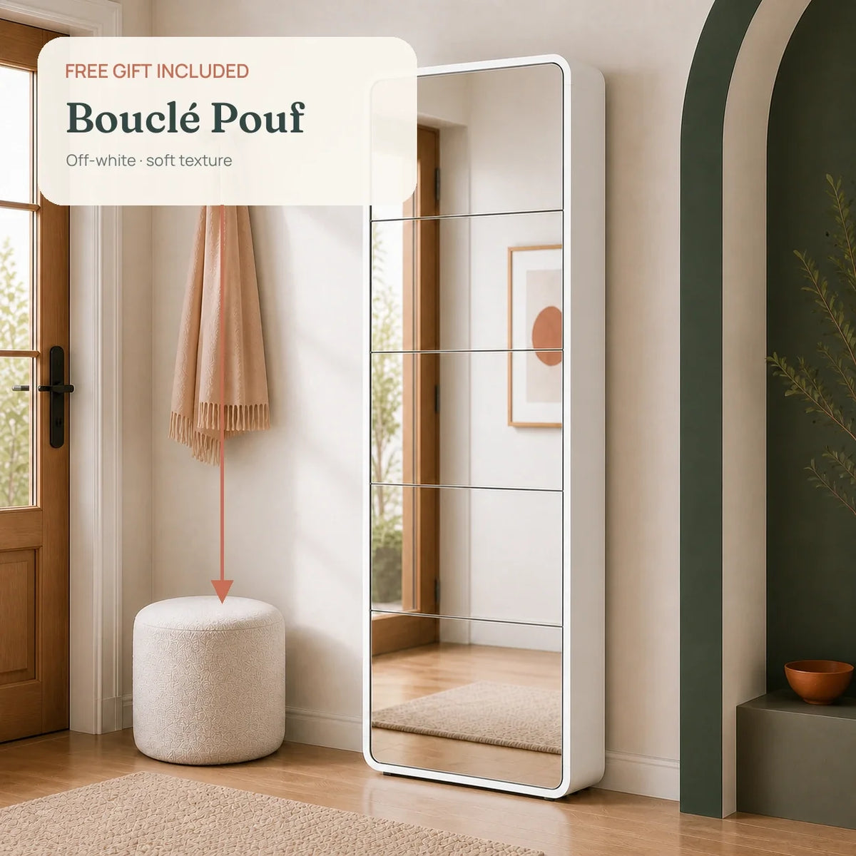 elenvya poise free gift pouf callout en
