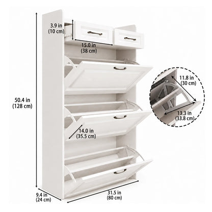 elenvya shoe cabinet dimensions