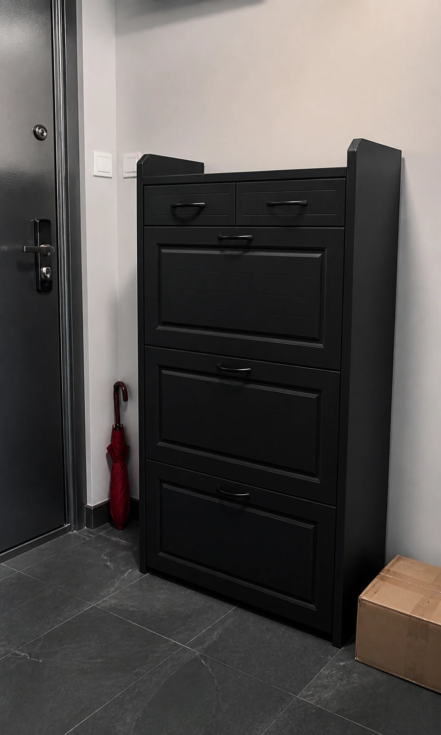 Elenvya Entryway Shoe Cabinet customer review — shoe review 12