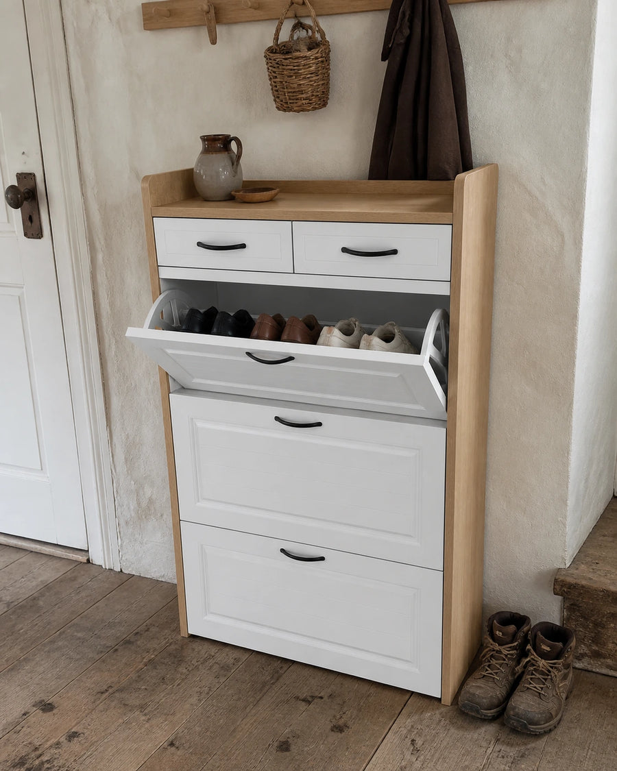 Elenvya Entryway Shoe Cabinet customer review — shoe review 20