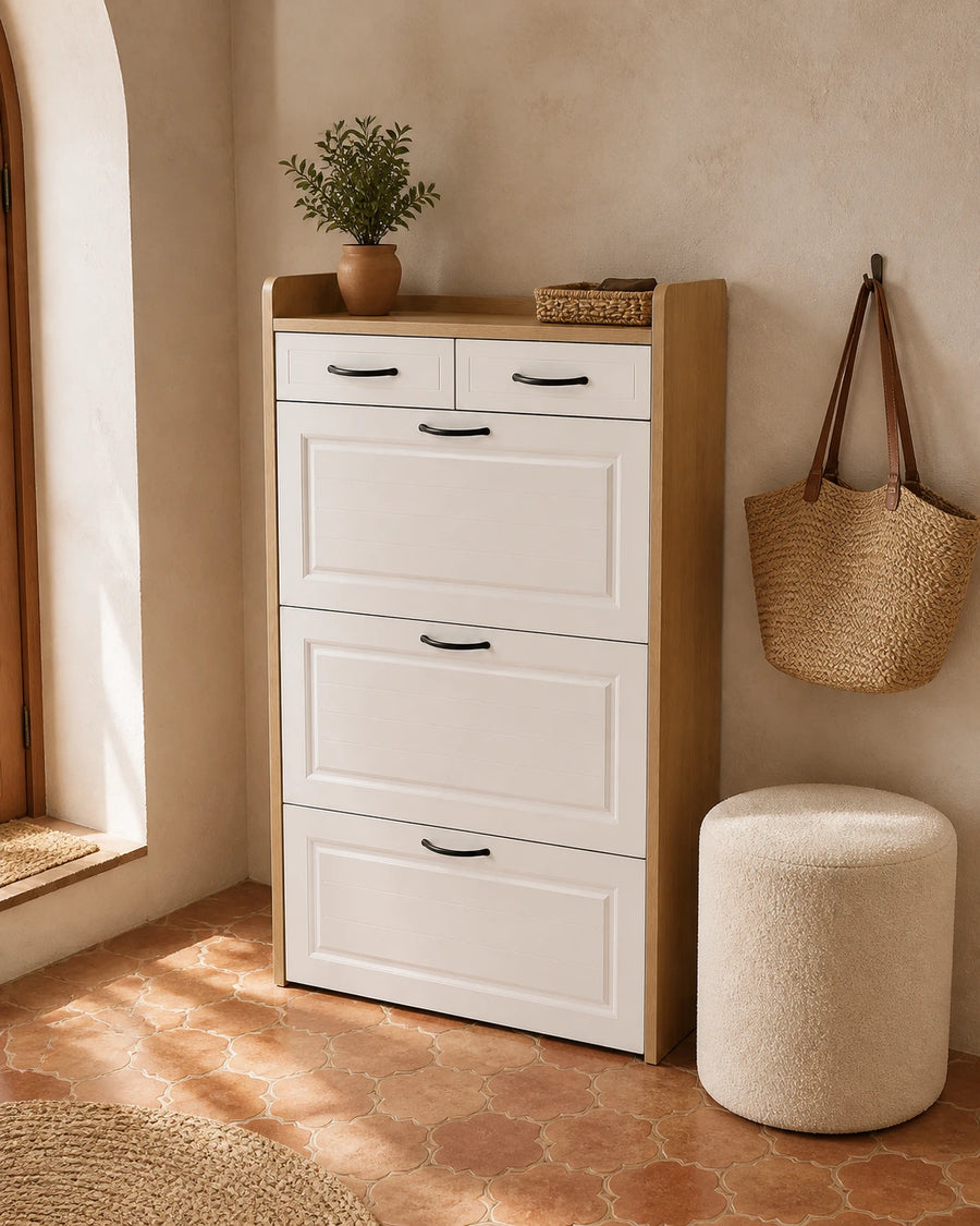 Elenvya Entryway Shoe Cabinet customer review — shoe review 22