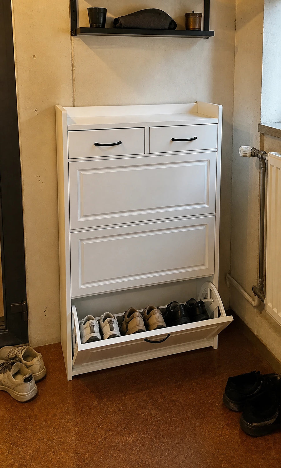 Elenvya Entryway Shoe Cabinet customer review — shoe review 25