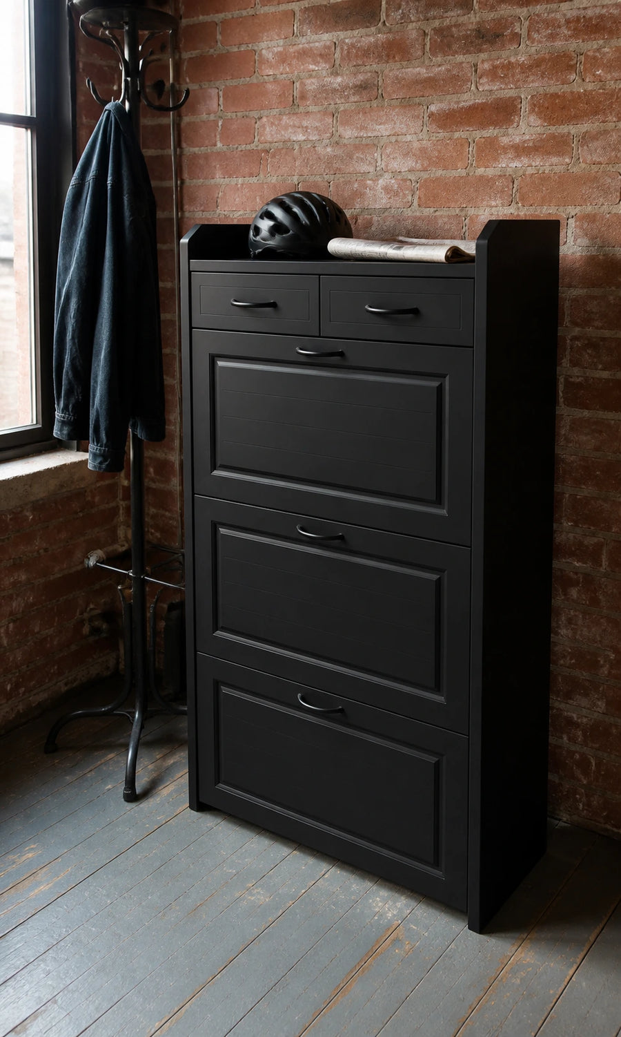 Elenvya Entryway Shoe Cabinet customer review — shoe review 30