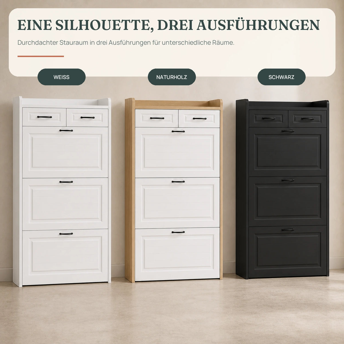 Elenvya 3+2 three finishes — DE