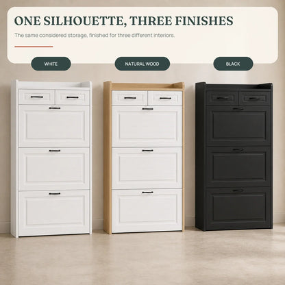 elenvya shoe cabinet three variants